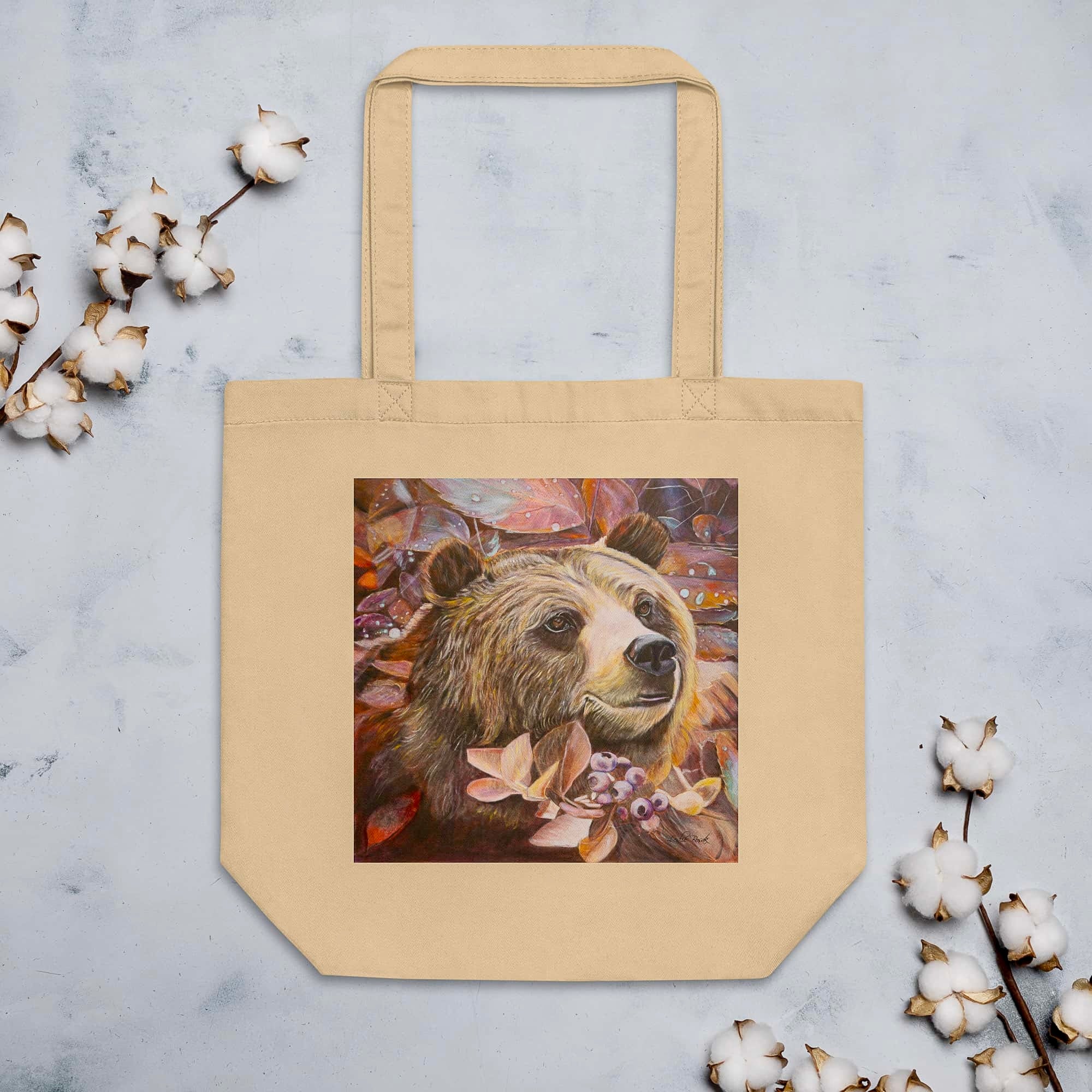 Autumn Bear Eco Tote Bag