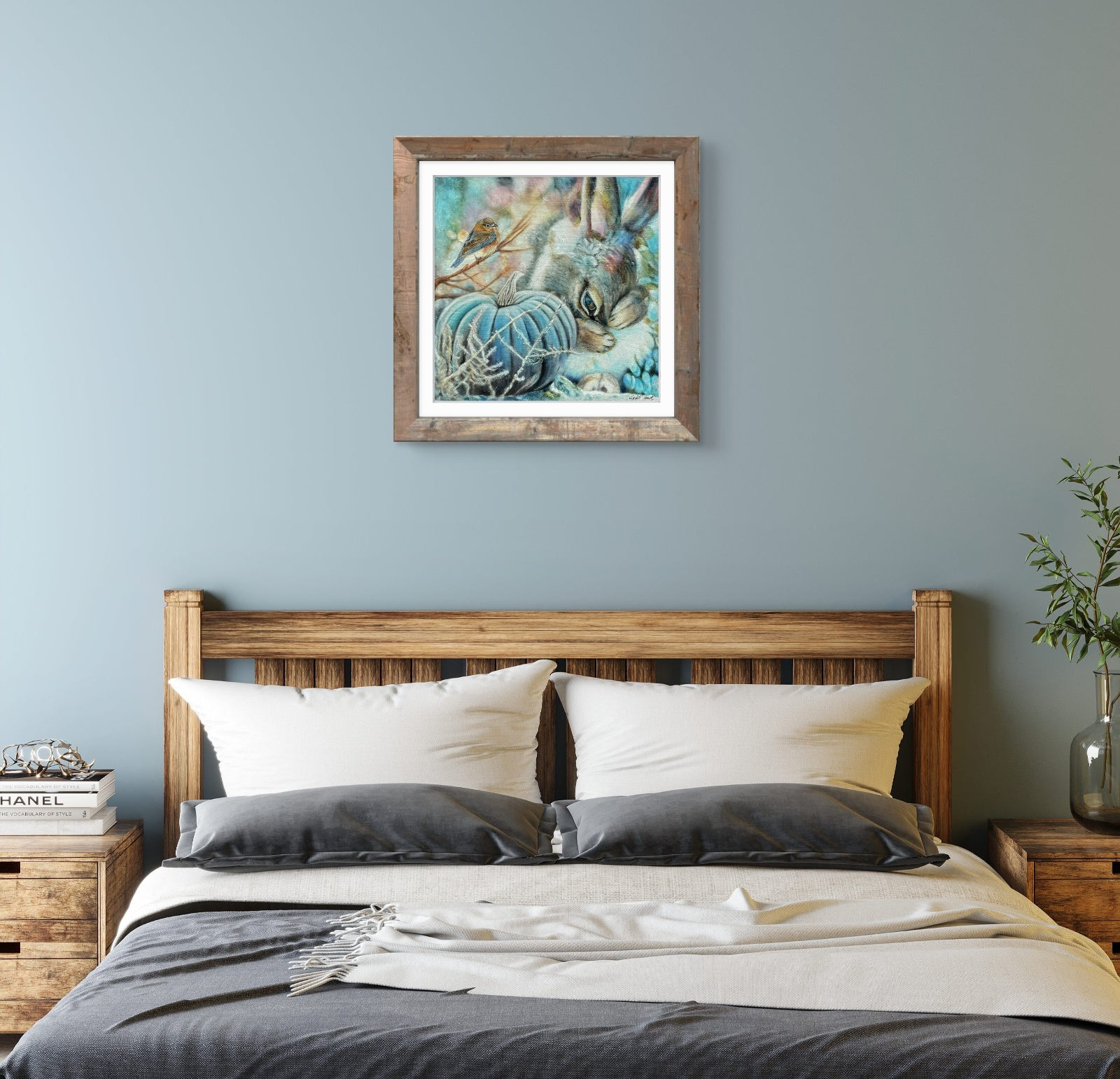 Brave Rabbit Portrait Print - I See You