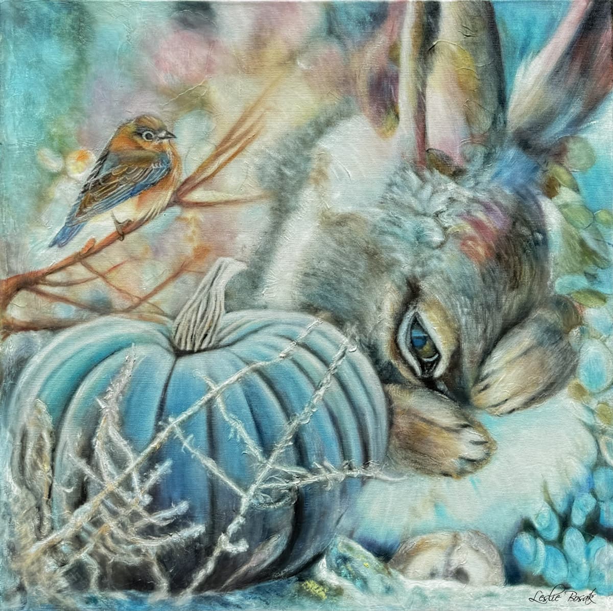 Brave Rabbit Portrait Print - I See You