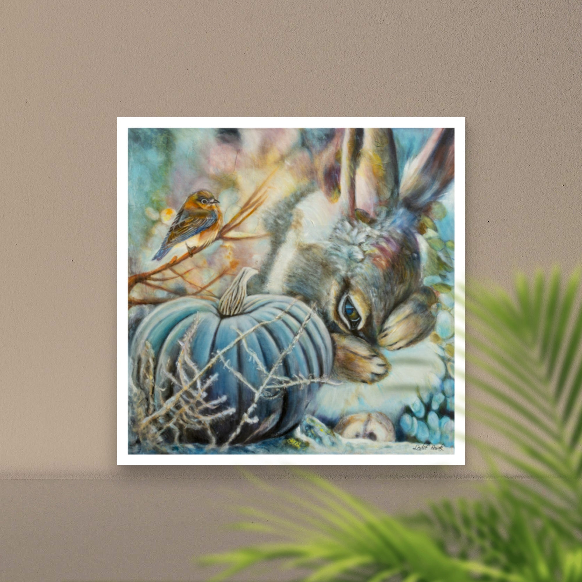 Brave Rabbit Portrait Print - I See You
