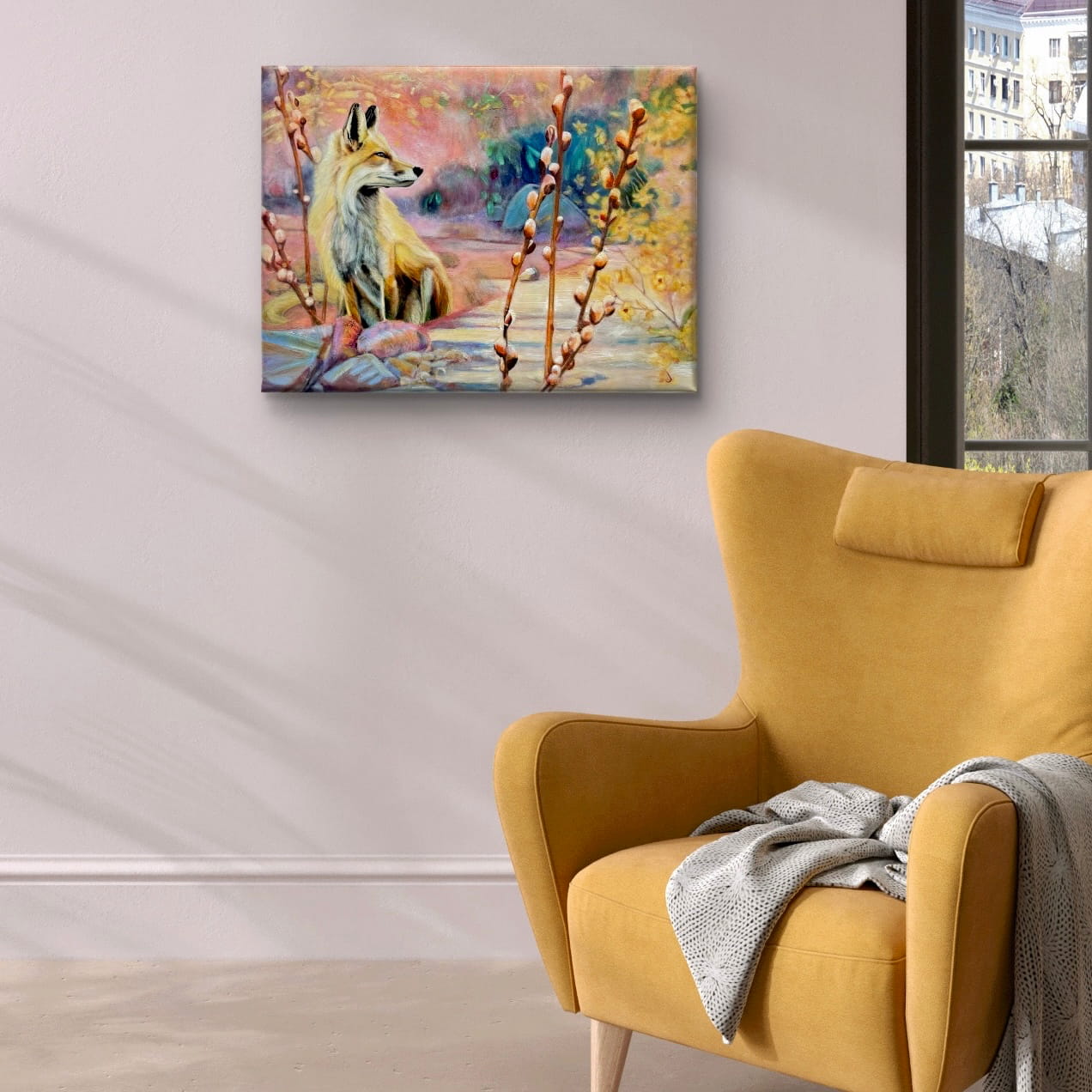 The Knowing Pause ~ Quiet Wild Canvas Print