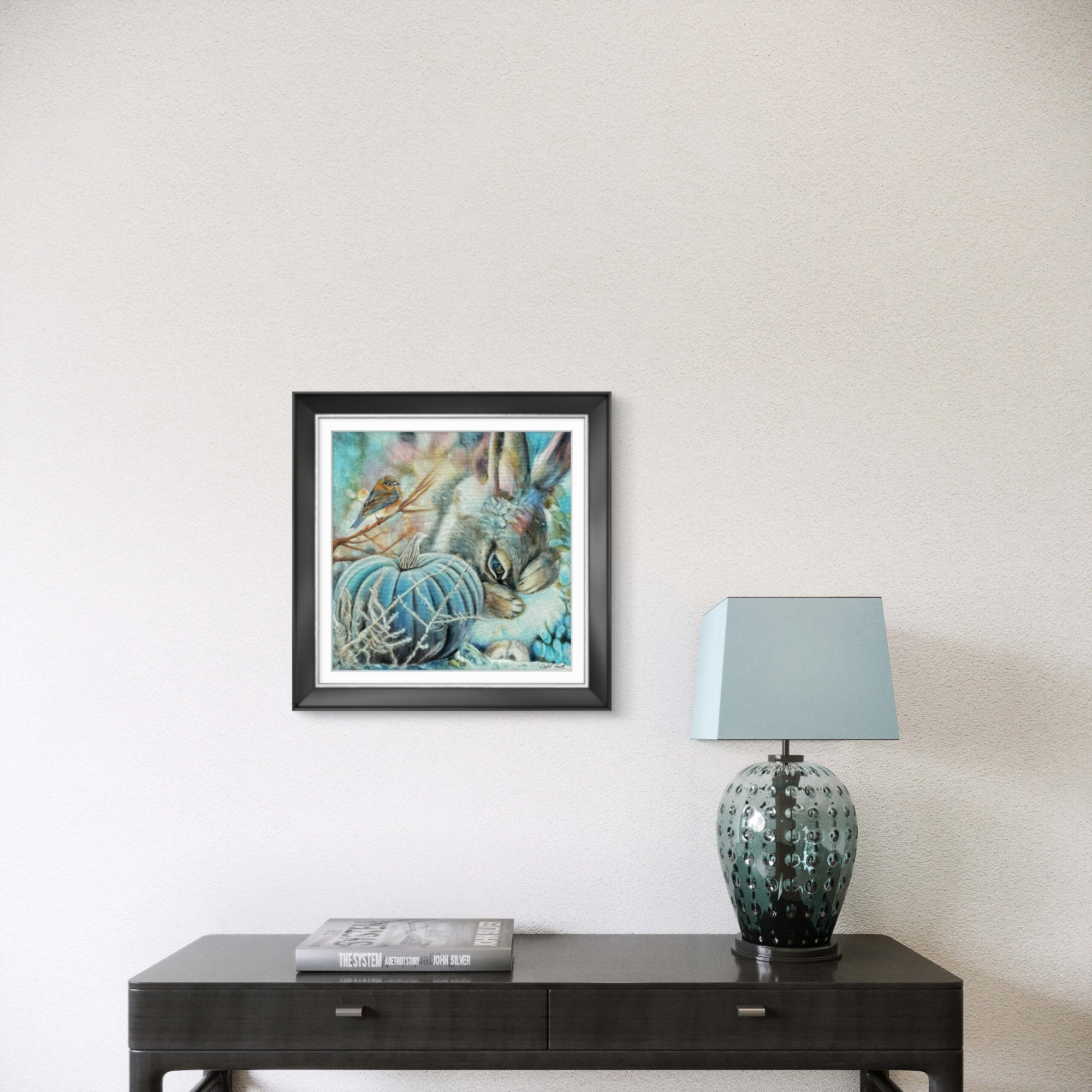 Brave Rabbit Portrait Print - I See You