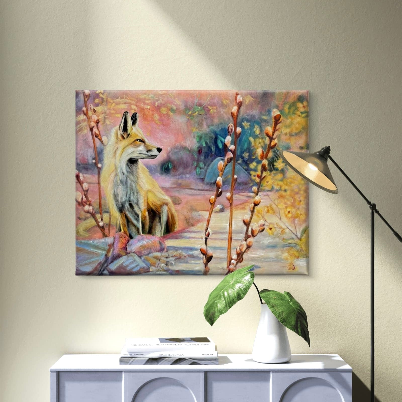 The Knowing Pause ~ Quiet Wild Canvas Print