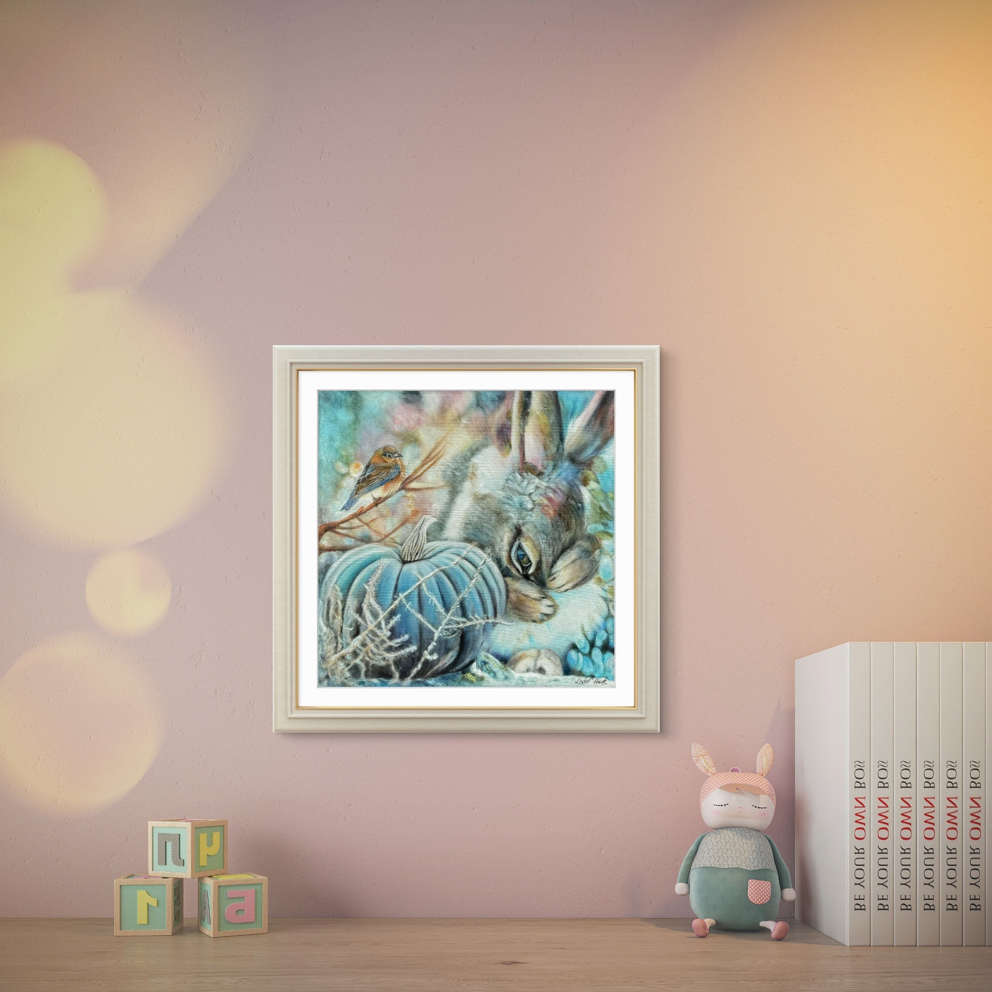 Brave Rabbit Portrait Print - I See You