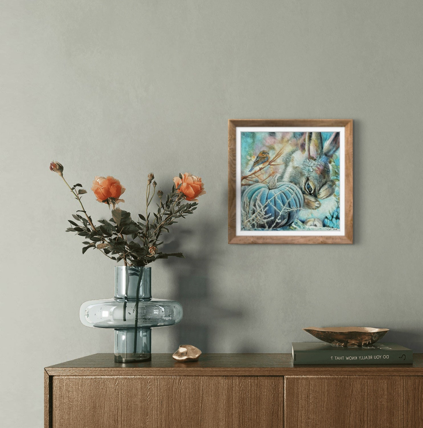 Brave Rabbit Portrait Print - I See You