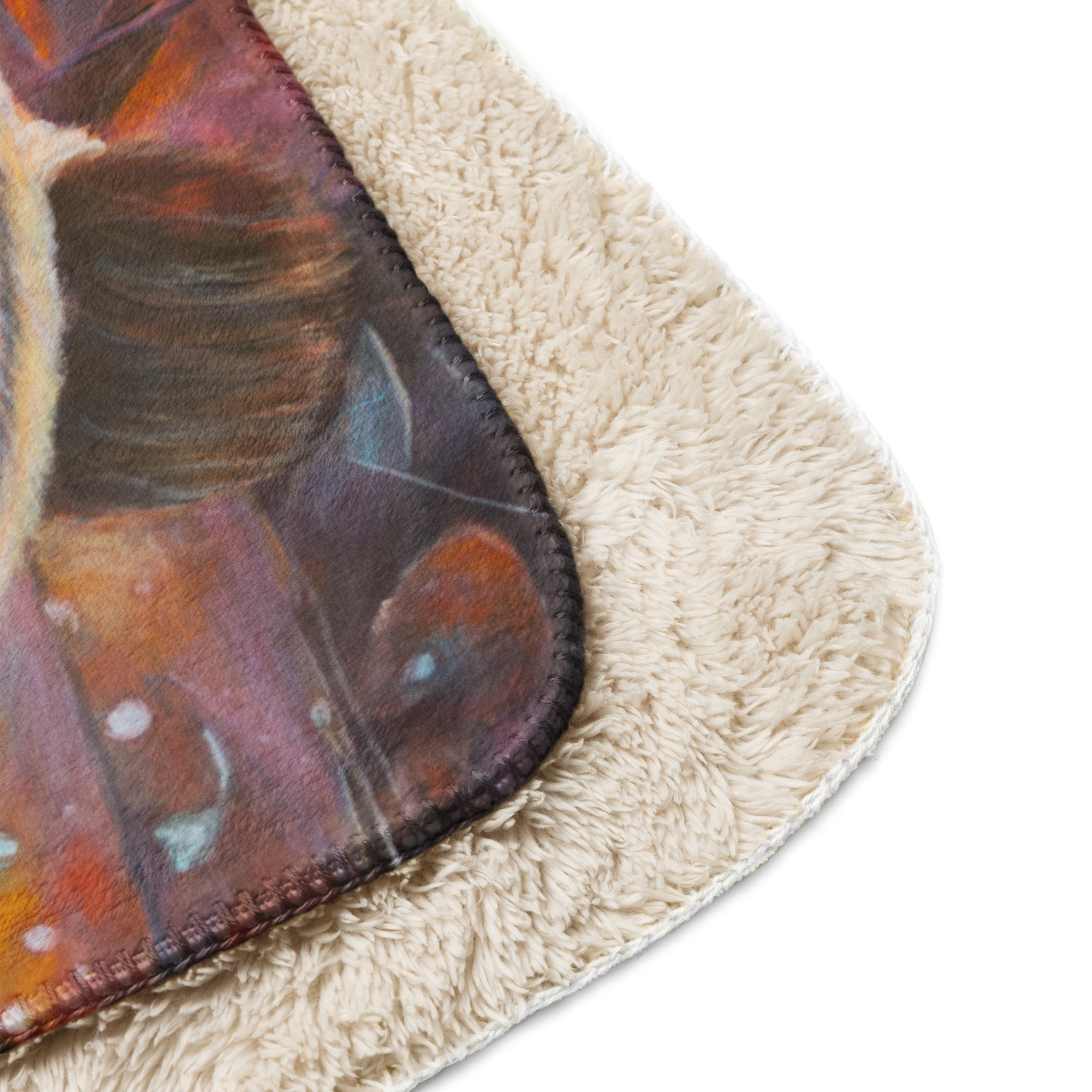 Plush Cosy Sherpa Throw blanket - Life is Sweet Bear Print